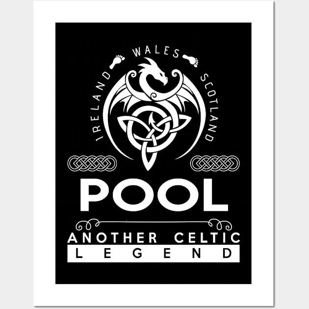 Pool Name T Shirt - Another Celtic Legend Pool Dragon Gift Item Wall Art by harpermargy8920